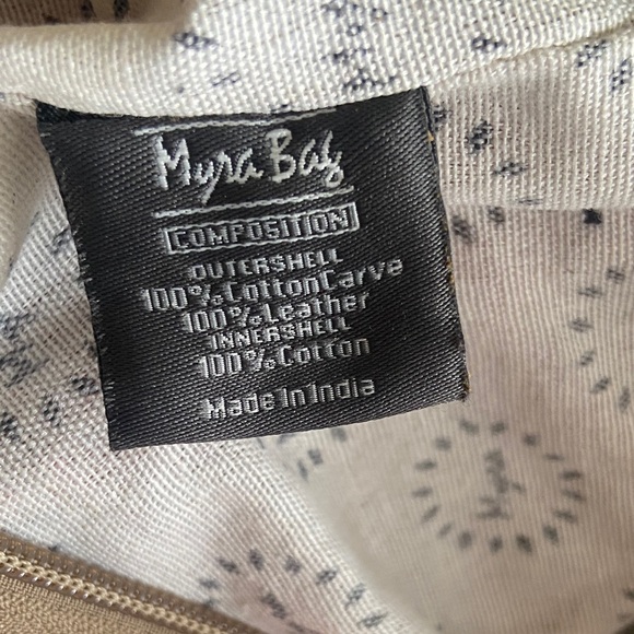 Myra Orange Tote Bag - Picture 8 of 9